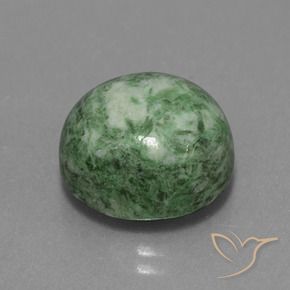 Maw-Sit-Sit Mousse verte chaude naturelle Tour, 11.85 ct, Opaque