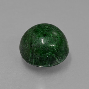 Maw-sit-sit vert naturelle coupe roude, 7,24 ct, opaque