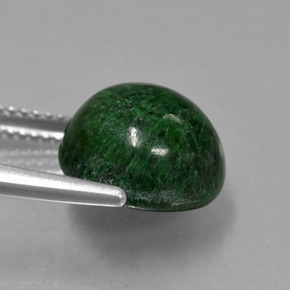 Maw-sit-sit vert naturelle coupe roude, 7,24 ct, opaque