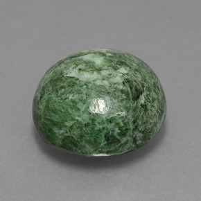 Maw-Sit-Sit Vert naturelle Coupe roude, 11.20 ct, Opaque