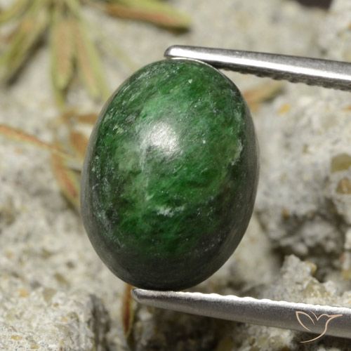 6.33ct Naturel Vert pin Maw-Sit-Sit, ovale, Opaque