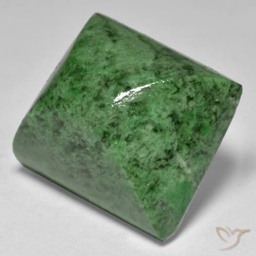 Maw-Sit-Sit Vert foncé naturelle Baquette, 30.33 ct, Opaque
