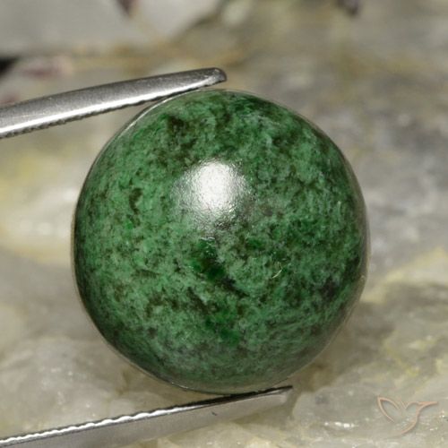 Maw-Sit-Sit Vert foncé naturelle Tour, 19.60 ct, Opaque