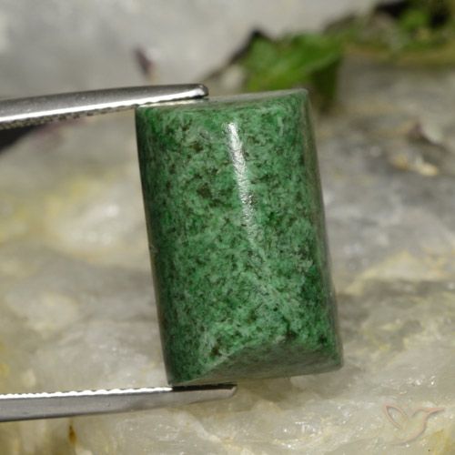 21.71ct Naturel Vert pin Maw-Sit-Sit, Baquette, Opaque