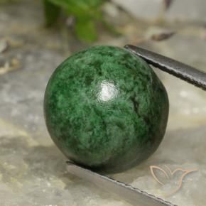 Maw-Sit-Sit Vert foncé naturelle Tour, 12.60 ct, Opaque