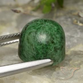 Maw-Sit-Sit Vert foncé naturelle Tour, 12.60 ct, Opaque