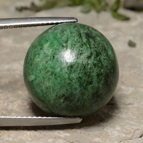 23.33ct Naturel Vert moyen Maw-Sit-Sit, Tour, Opaque