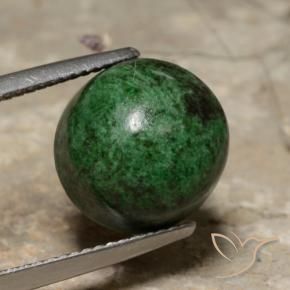Maw-Sit-Sit Vert foncé naturelle Tour, 8.65 ct, Opaque