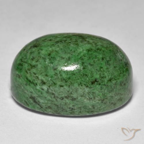 Maw-Sit-Sit Vert pin naturelle ovale, 27.95 ct, Opaque