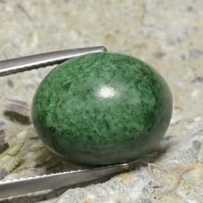 Maw-Sit-Sit Vert pin pâle naturelle ovale, 18.72 ct, Opaque