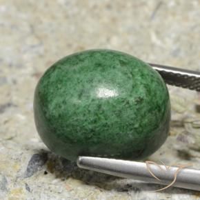 Maw-Sit-Sit Vert pin pâle naturelle ovale, 18.72 ct, Opaque