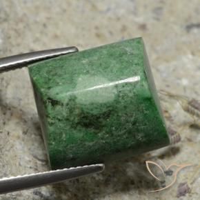 Maw-Sit-Sit Vert moyen naturelle Baquette, 18.97 ct, Opaque