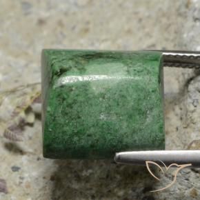 Maw-Sit-Sit Vert moyen naturelle Baquette, 18.97 ct, Opaque