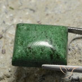 Maw-Sit-Sit Vert foncé naturelle Baquette, 34.18 ct, Opaque