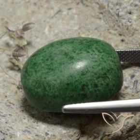 Maw-Sit-Sit Vert pin naturelle ovale, 30.58 ct, Opaque