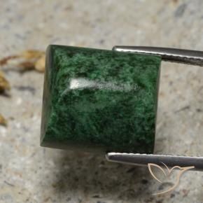 Maw-Sit-Sit Vert foncé naturelle Baquette, 19.76 ct, Opaque