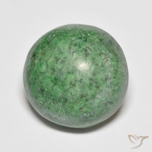 Maw-Sit-Sit Vert moyen naturelle Tour, 13.92 ct, Opaque