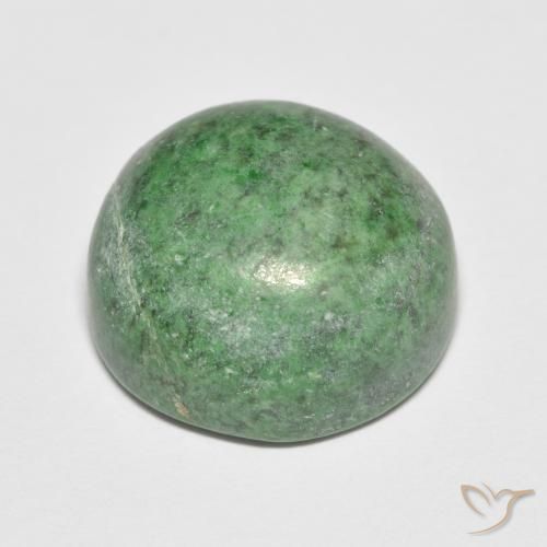 Maw-Sit-Sit Vert moyen naturelle Tour, 13.92 ct, Opaque