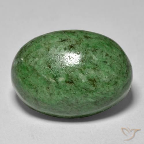 11.70ct Naturel Vert pin pâle Maw-Sit-Sit, ovale, Opaque