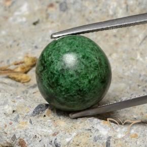 Maw-Sit-Sit Vert foncé naturelle Tour, 18.17 ct, Opaque
