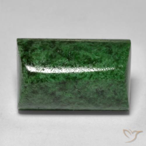 13.33ct Naturel Vert foncé Maw-Sit-Sit, Baquette, Opaque