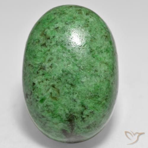 33.92ct Naturel Vert foncé Maw-Sit-Sit, ovale, Opaque