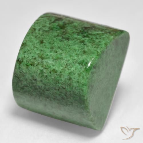 Maw-Sit-Sit Vert pin naturelle Baquette, 30.28 ct, Opaque