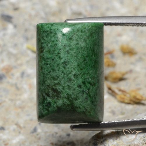 23.85ct Naturel Vert moyen Maw-Sit-Sit, Baquette, Opaque