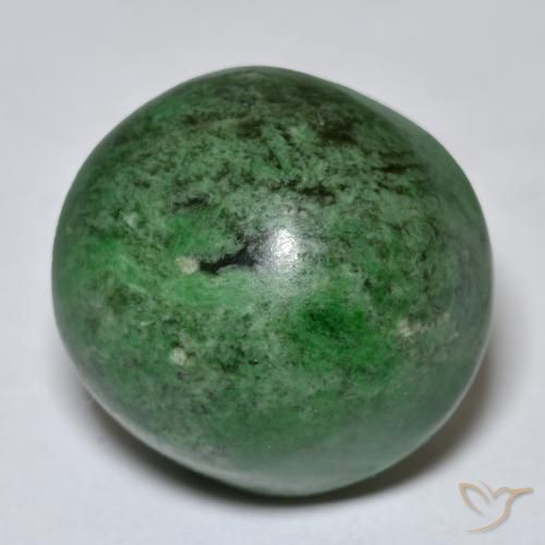 Maw-Sit-Sit Vert foncé naturelle Tour, 27.40 ct, Opaque