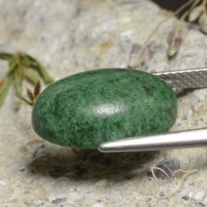 Maw-Sit-Sit Vert moyen naturelle ovale, 9.97 ct, Opaque
