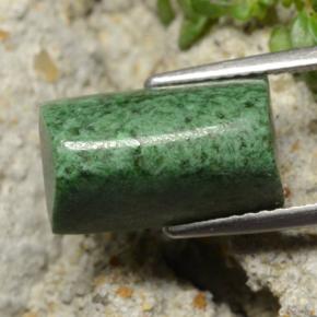 Maw-sit-sit vert naturelle baguette, 6,52 ct, opaque