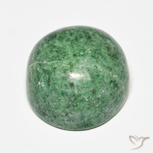 Maw-Sit-Sit Vert foncé naturelle Tour, 19.00 ct, Opaque
