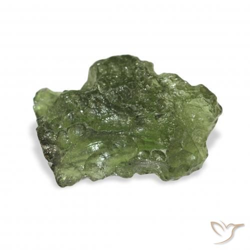 Moldavite Vert terre naturelle Fantaisie, 10.51 ct, Translucide