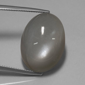 Pierre de lune marron naturelle transparent, 26,78 ct, transparent / translucide