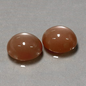 Achetez naturel ct orange pierre de lune gems, coupe ovale, en provenance inde chez gemselect. en stock, livraison internationale!