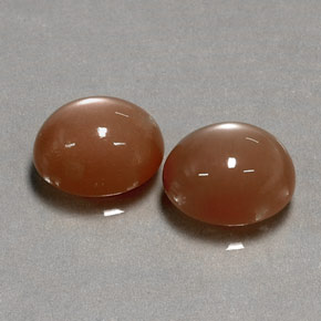 Achetez naturel ct orange pierre de lune gems, coupe ovale, en provenance inde chez gemselect. en stock, livraison internationale!