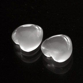 Achetez naturel ct blanc pierre de lune gems, forme de coeur, en provenance inde chez gemselect. en stock, livraison internationale!