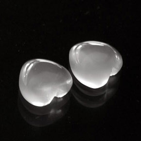 Achetez naturel ct blanc pierre de lune gems, forme de coeur, en provenance inde chez gemselect. en stock, livraison internationale!