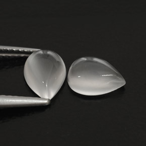 Achetez naturel ct blanc pierre de lune gems, transparent, en provenance inde chez gemselect. en stock, livraison internationale!
