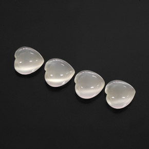Achetez naturel ct blanc pierre de lune gems, transparent, en provenance inde chez gemselect. en stock, livraison internationale!