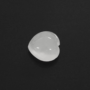 Pierre de lune crème naturelle transparent, 2,69 ct, transparent / translucide