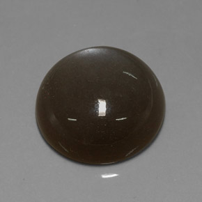 Pierre de lune marron naturelle coupe roude, 23,55 ct, translucide