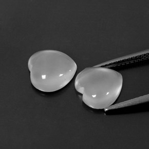 Achetez naturel ct blanc pierre de lune gems, transparent, en provenance inde chez gemselect. en stock, livraison internationale!