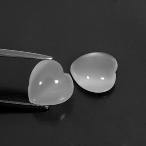 Achetez naturel ct blanc pierre de lune gems, transparent, en provenance inde chez gemselect. en stock, livraison internationale!