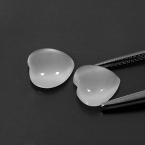 Achetez naturel ct blanc pierre de lune gems, transparent, en provenance inde chez gemselect. en stock, livraison internationale!