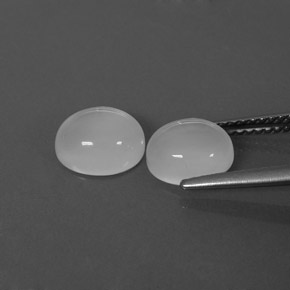 Achetez naturel ct blanc pierre de lune gems, transparent, en provenance inde chez gemselect. en stock, livraison internationale!