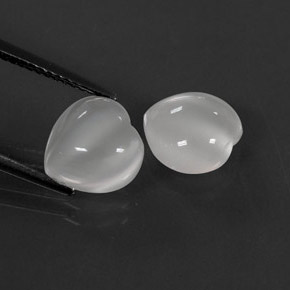 Achetez naturel ct blanc pierre de lune gems, transparent, en provenance inde chez gemselect. en stock, livraison internationale!