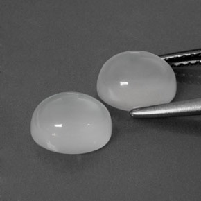 Achetez naturel ct blanc pierre de lune gems, transparent, en provenance inde chez gemselect. en stock, livraison internationale!