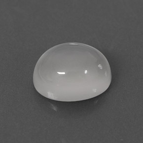 Pierre de lune blanc naturelle transparent, 1,46 ct, transparent / translucide
