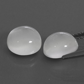 Achetez naturel ct blanc pierre de lune gems, transparent, en provenance inde chez gemselect. en stock, livraison internationale!